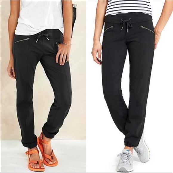 Athleta Pants - Athleta Black Yoga Metro Slouch Pants Size XS